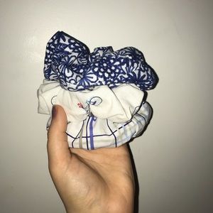 blue bike baby trio hair scrunchies 💙🚲